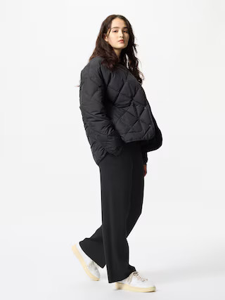 Women's Washable Ribbed Knit Pants Black XL UNIQLO US | UNIQLO (US)