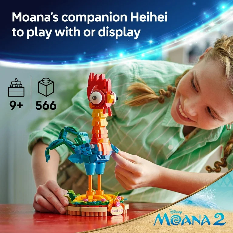 LEGO Disney Moana 2 Heihei - Building Toy for Kids, Girls & Boys, Ages 9+ - Gift for Christmas - ... | Walmart (US)