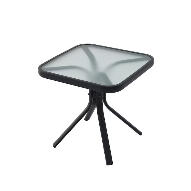 Style Selections Pelham Bay Square Outdoor End Table 18-in W x 18-in L | Lowe's