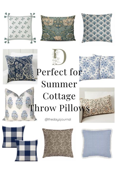 I’ve rounded up a few throw pillows that caught my eye this season - ginghams, damasks, florals and tassels are my favorites! 

#LTKhome #LTKSeasonal