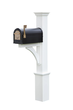 Square Decorative Luxury Mailbox Post Luxury Mailbox