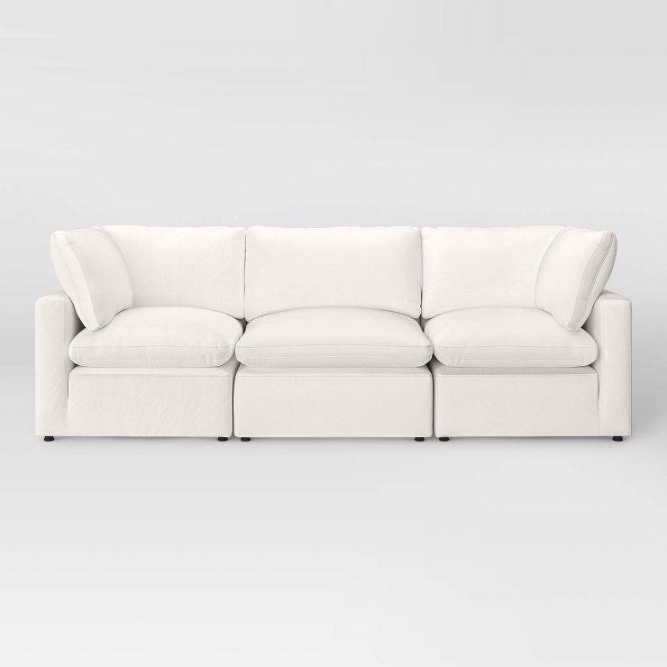 3pc Allandale Modular Sectional Sofa Set Cream - Project 62™ | Target