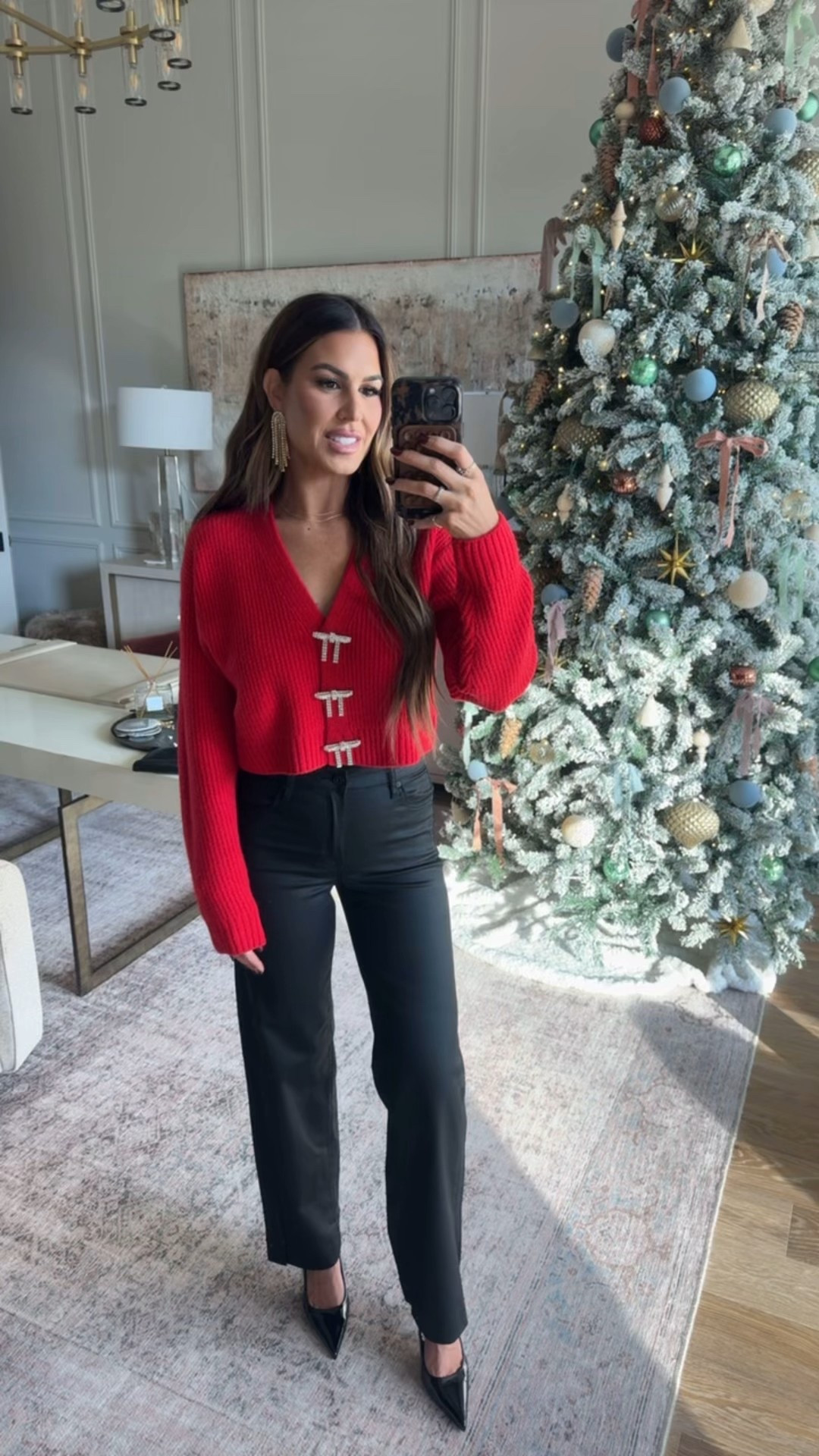 Size small cardigan
Size 27 pants! 
Use code Hollie35 

#LTKSeasonal #LTKSaleAlert #LTKHoliday