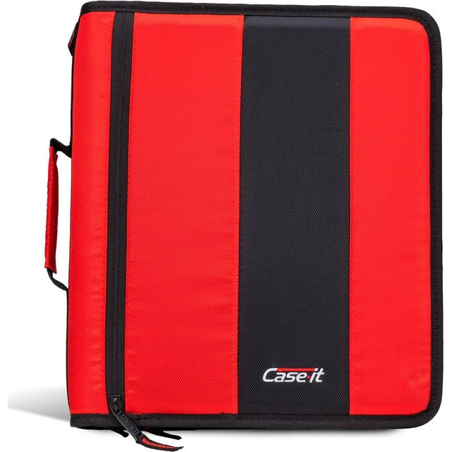 Case-It The Classic Zipper Binder - 2 Inch O-Rings - Multiple Pockets - 350 Sheet Capacity - Come... | Walmart (US)