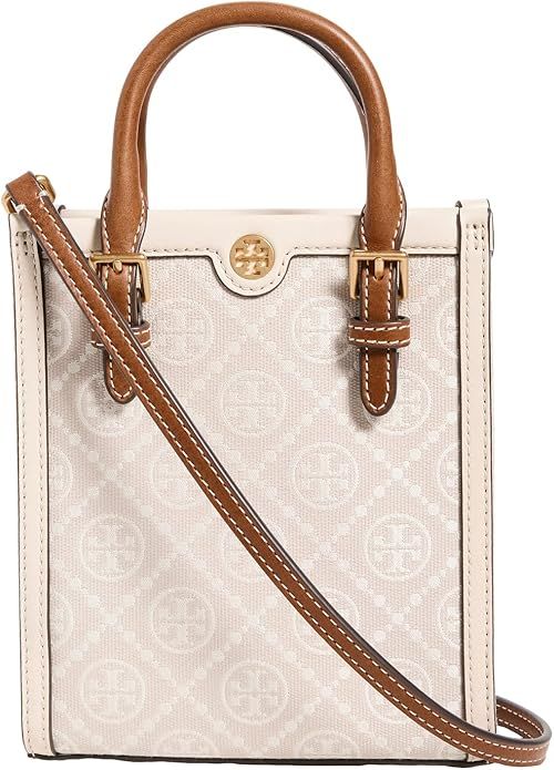 Tory Burch Women's Mini T Monogram Tote | Amazon (US)