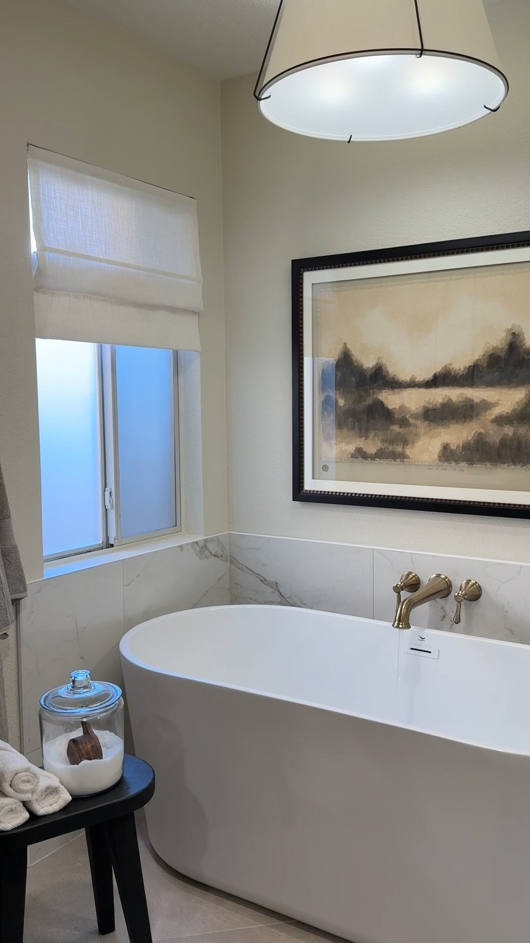 Updating the window treatment in our master bathroom to this gorgeous linen roman shade from @twopageswindow!! 🤩
I love the cordless function of this shade, making it so easy to open and close as needed!

✨Details✨
•Liz Linen Cordless 
•Ivory White 
•Privacy Liner
•Inside Mount

💥Use code HALEYK to save 15% off your order!💥

#windowtreatments #romanshades #windowcoverings #twopageshome #romanshade #windowcoverings 

#LTKStyleTip #LTKWatchNow #LTKHome