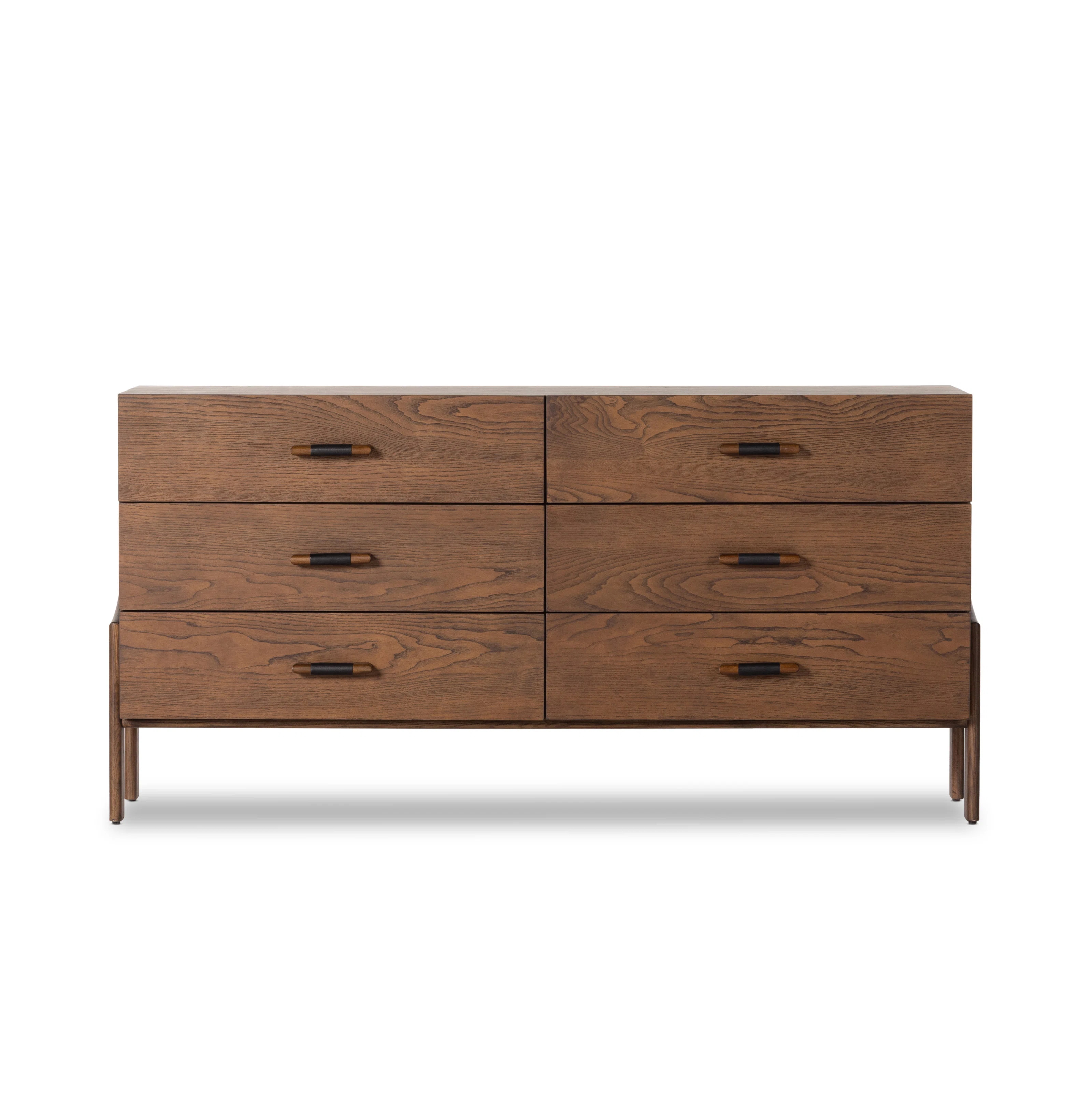 6 Drawer 65" W Double Dresser | Wayfair North America