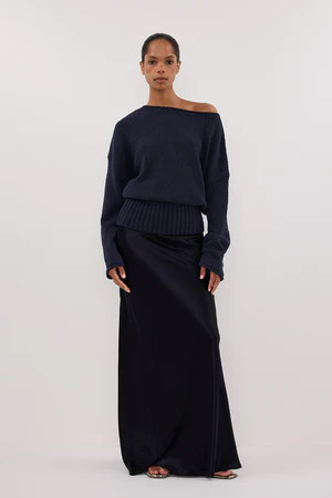 JULES INK LONG SLEEVE KNIT TOP | DISSH