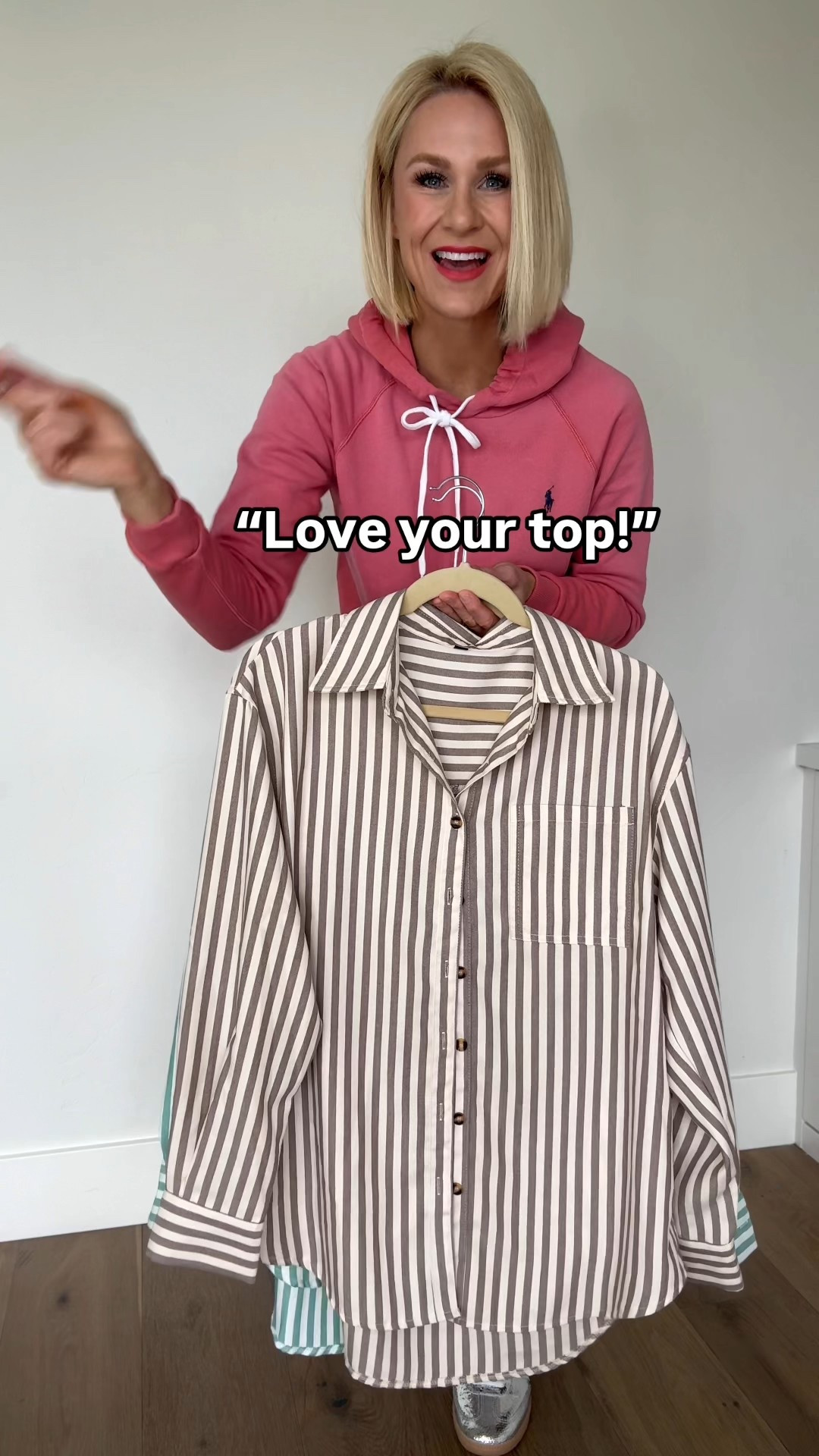 True story! I had the more expensive version of this top in my cart; ready to check out, but then I came across this one. . . 
👉🏼I do NOT think all dupes/lookalikes are worth it, or even worth the lesser price tag. SO, when I find a good one and share it, you can trust me.👌🏽😘
Sizing~
Tops: fit tts, wearing a medium 
Blue jeans: I sized up for a looser fit, wearing a 28
Black jeans: fit tts, wearing a 27
Sneakers: go 1/2 Size down in 🖤🤍 pair and full size down in 💚🤍 pair 

Easter 
Spring fashion 

#LTKSeasonal #LTKFindsUnder50 #LTKWatchNow