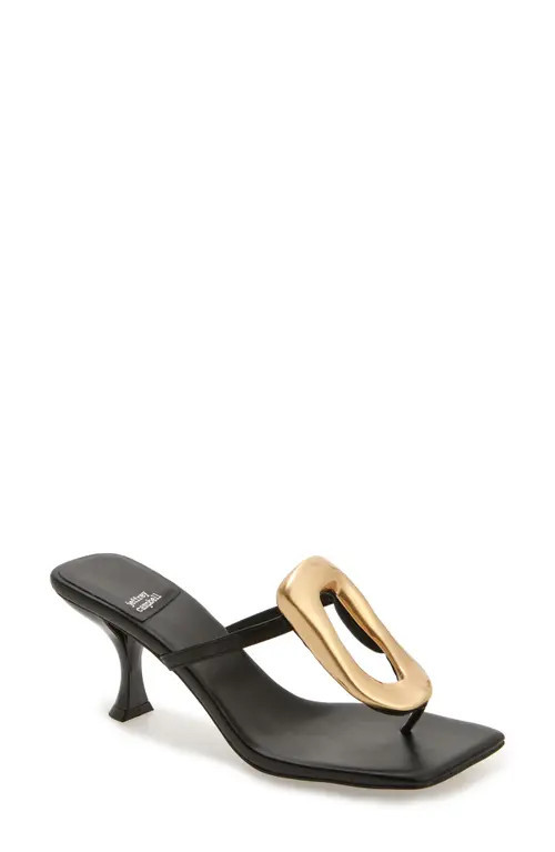 Jeffrey Campbell Linq Up Sandal in Black Gold at Nordstrom, Size 8.5 | Nordstrom