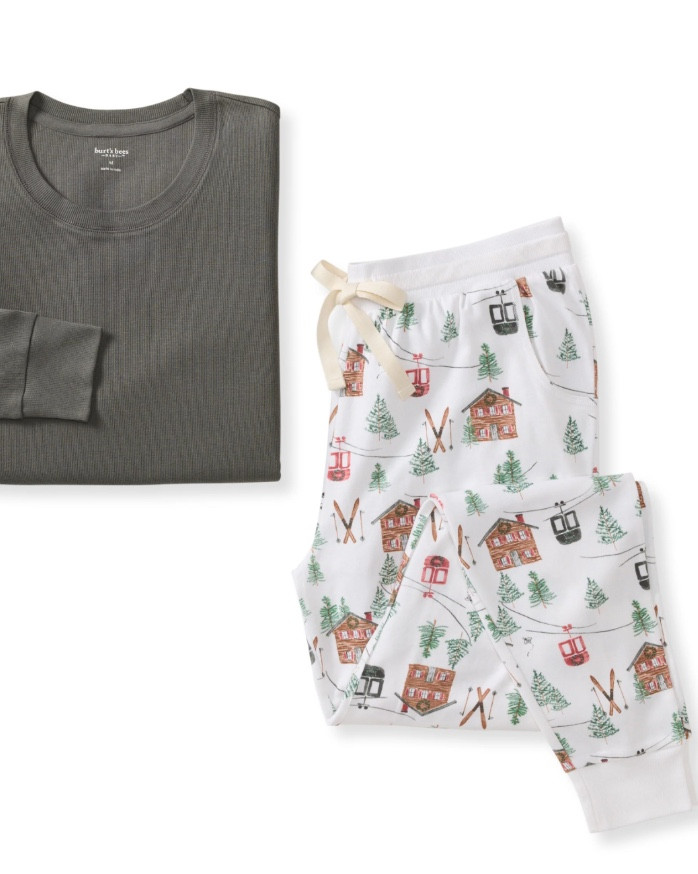 100% organic cotton christmas pjs
#burtsbees
