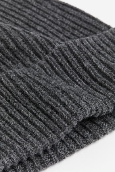 Rib-knit hat | H&M (UK, MY, IN, SG, PH, TW, HK)