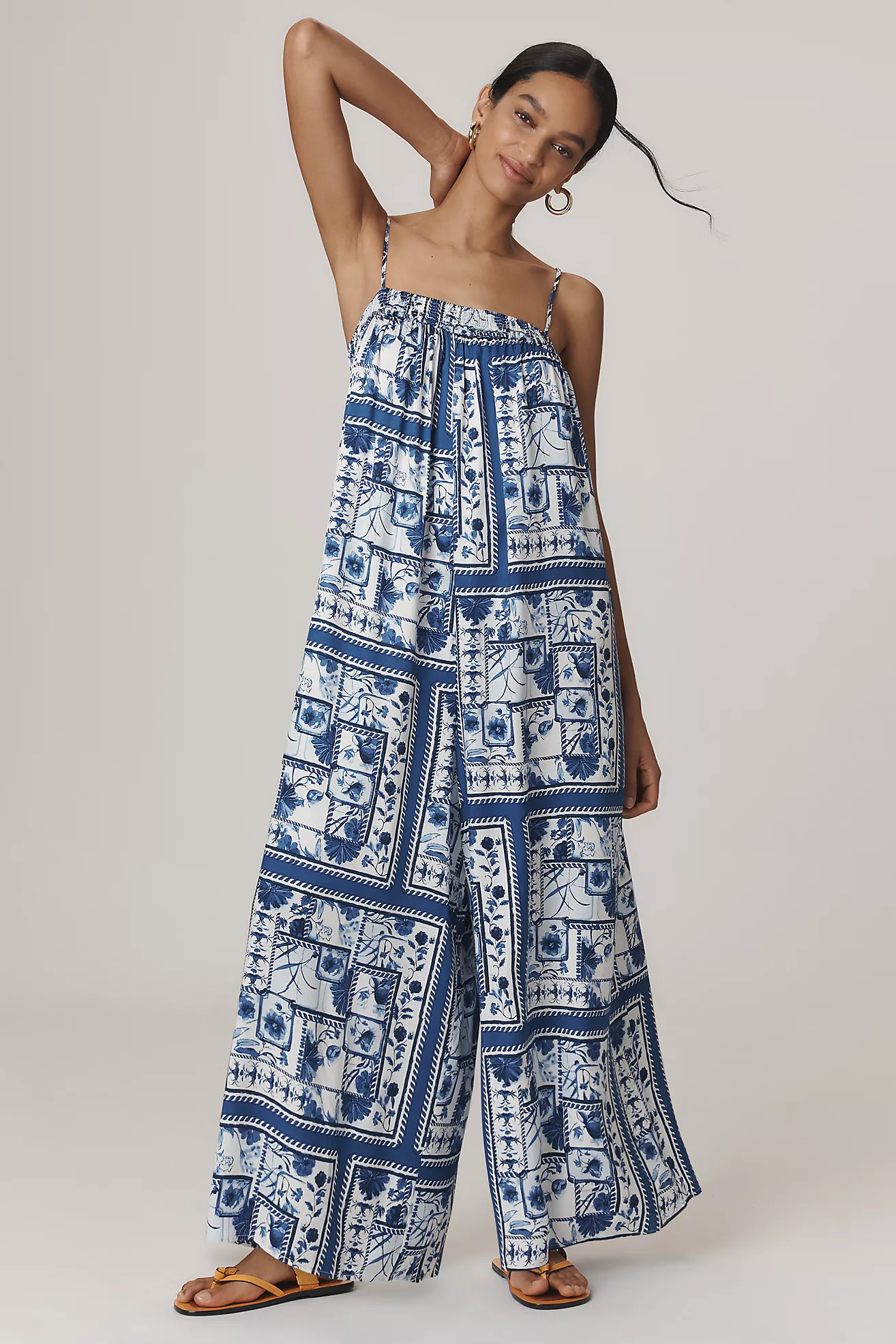 Maeve Waistless Wide-Leg Jumpsuit | Anthropologie (US)
