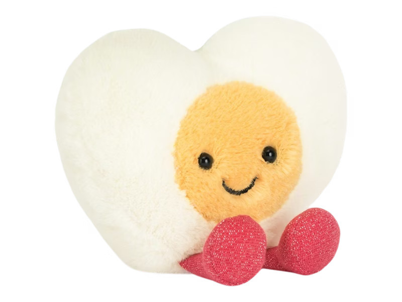 Jellycat Amuseables Heart Boiled Egg Plush | StockX