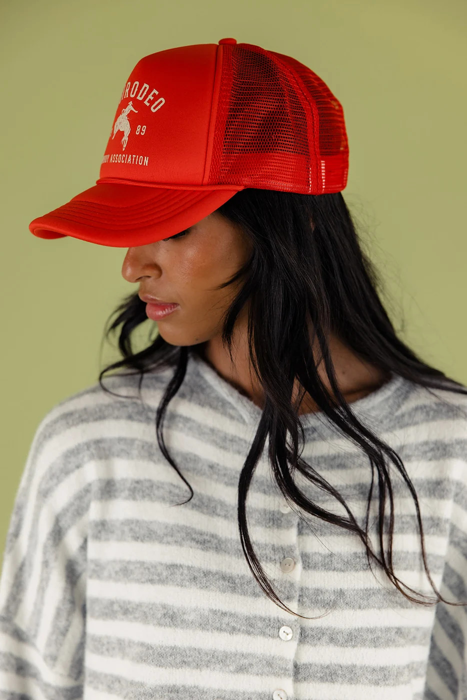 Gigi Rodeo Foam Trucker Hat | Roolee