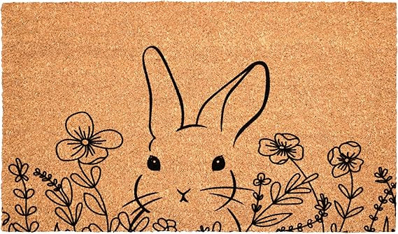 Calloway Mills Floral Bunny Doormat (24" x 36" x 0.60") | Amazon (US)
