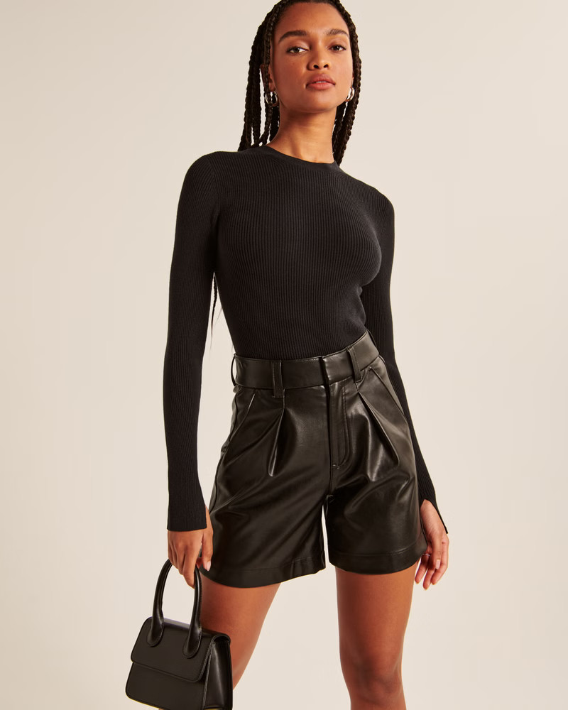 Women's LuxeLoft Slim Crew Top | Women's Tops | Abercrombie.com | Abercrombie & Fitch (US)