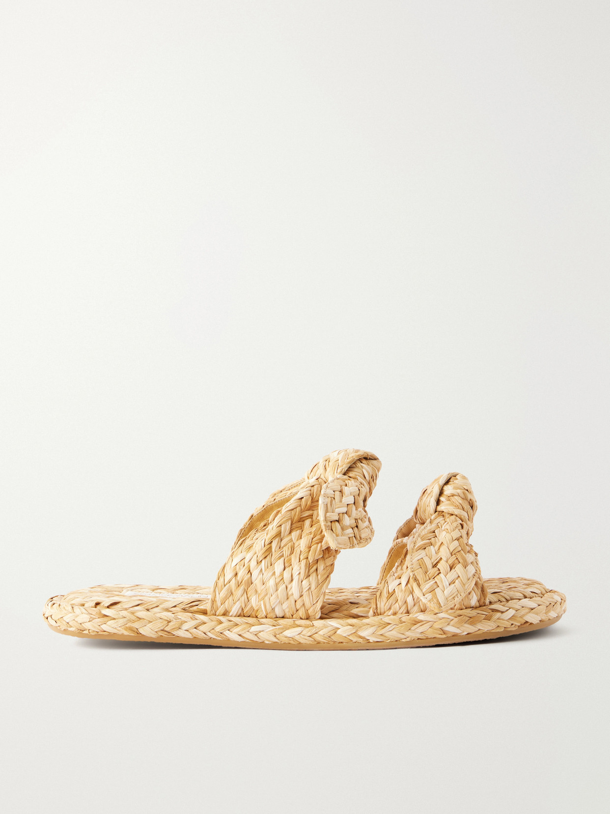 Zimmermann - Carousel Raffia Slides - Neutrals | NET-A-PORTER (US)