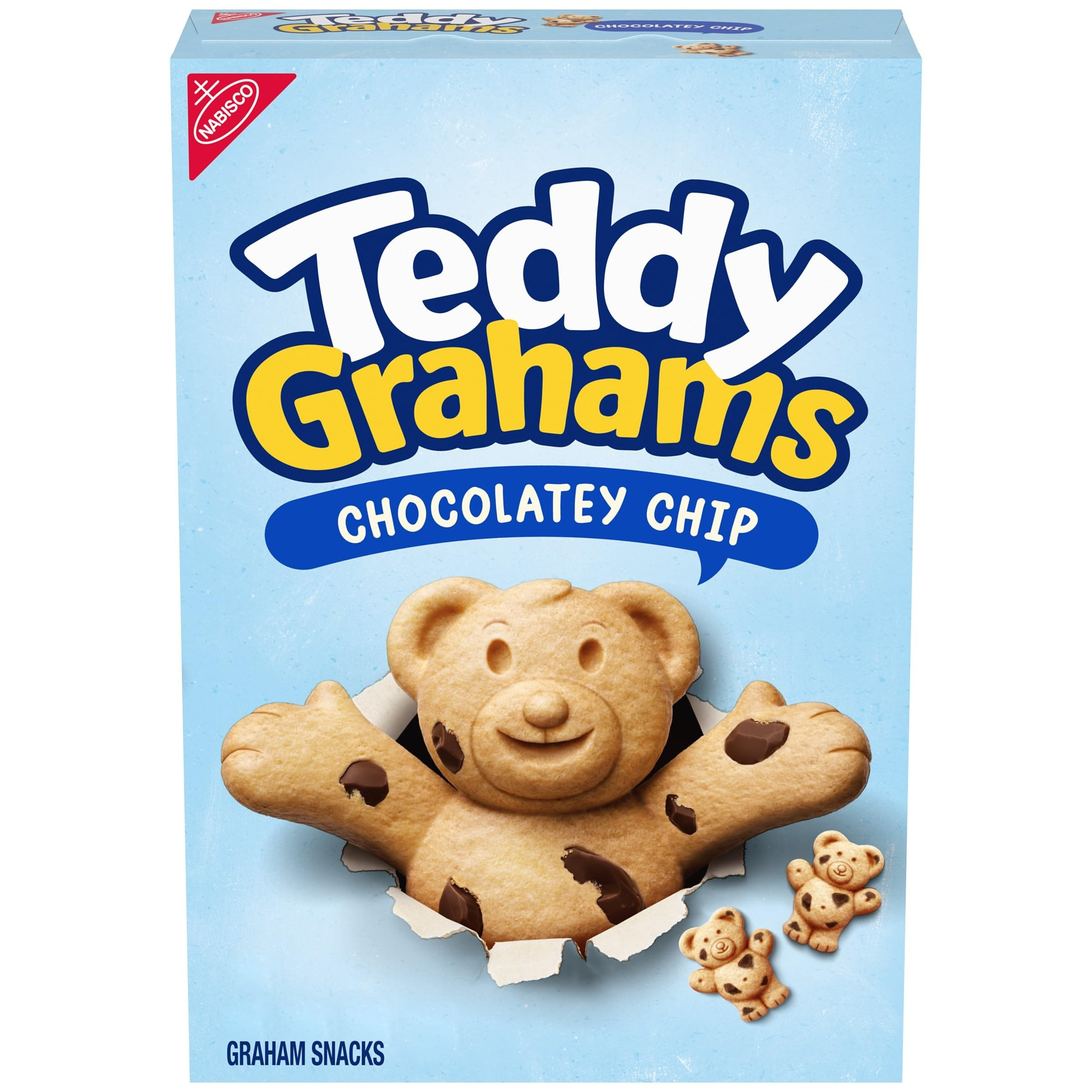 TEDDY GRAHAMS Chocolatey Chip Graham Snacks, Kids Snacks, 10 oz | Amazon (US)