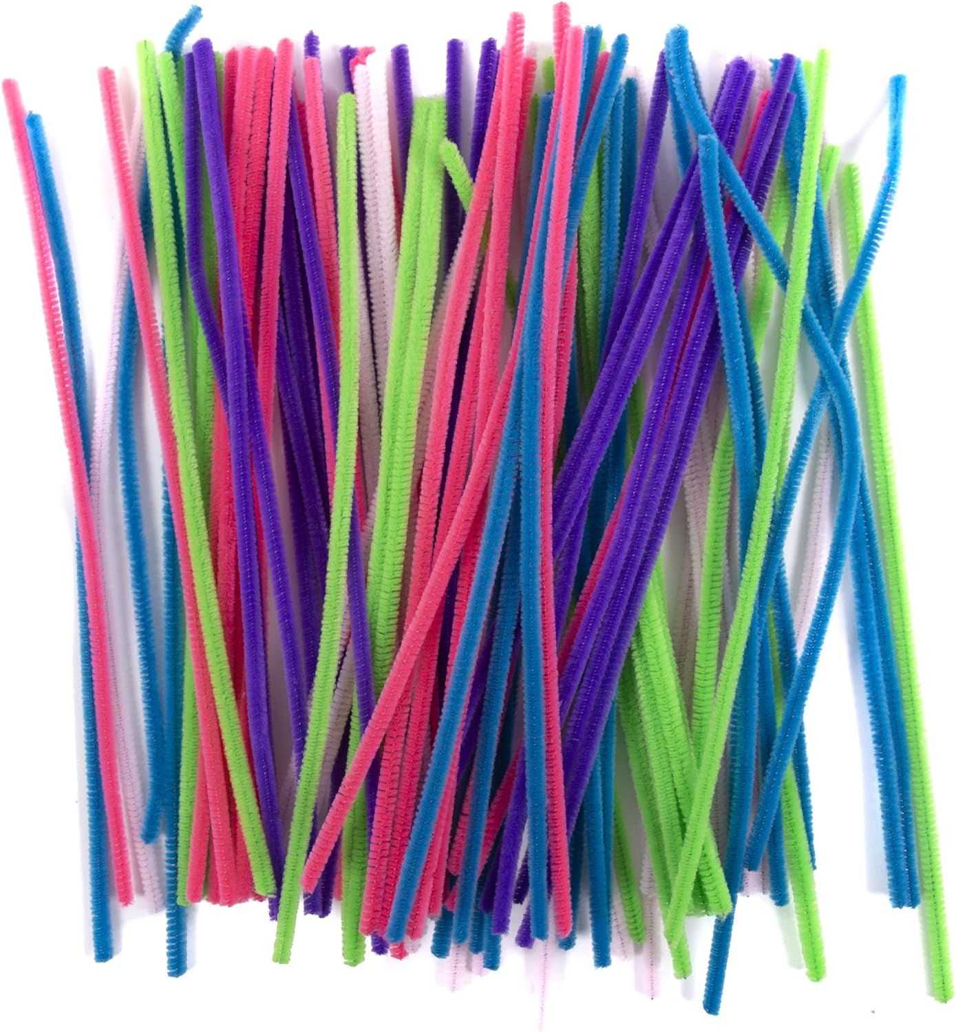 Horizon Group USA Pastel Bendi Sticks, Pipe Cleaners, Chenille Stems, Fuzzy Sticks 200 Pack , Mul... | Amazon (US)