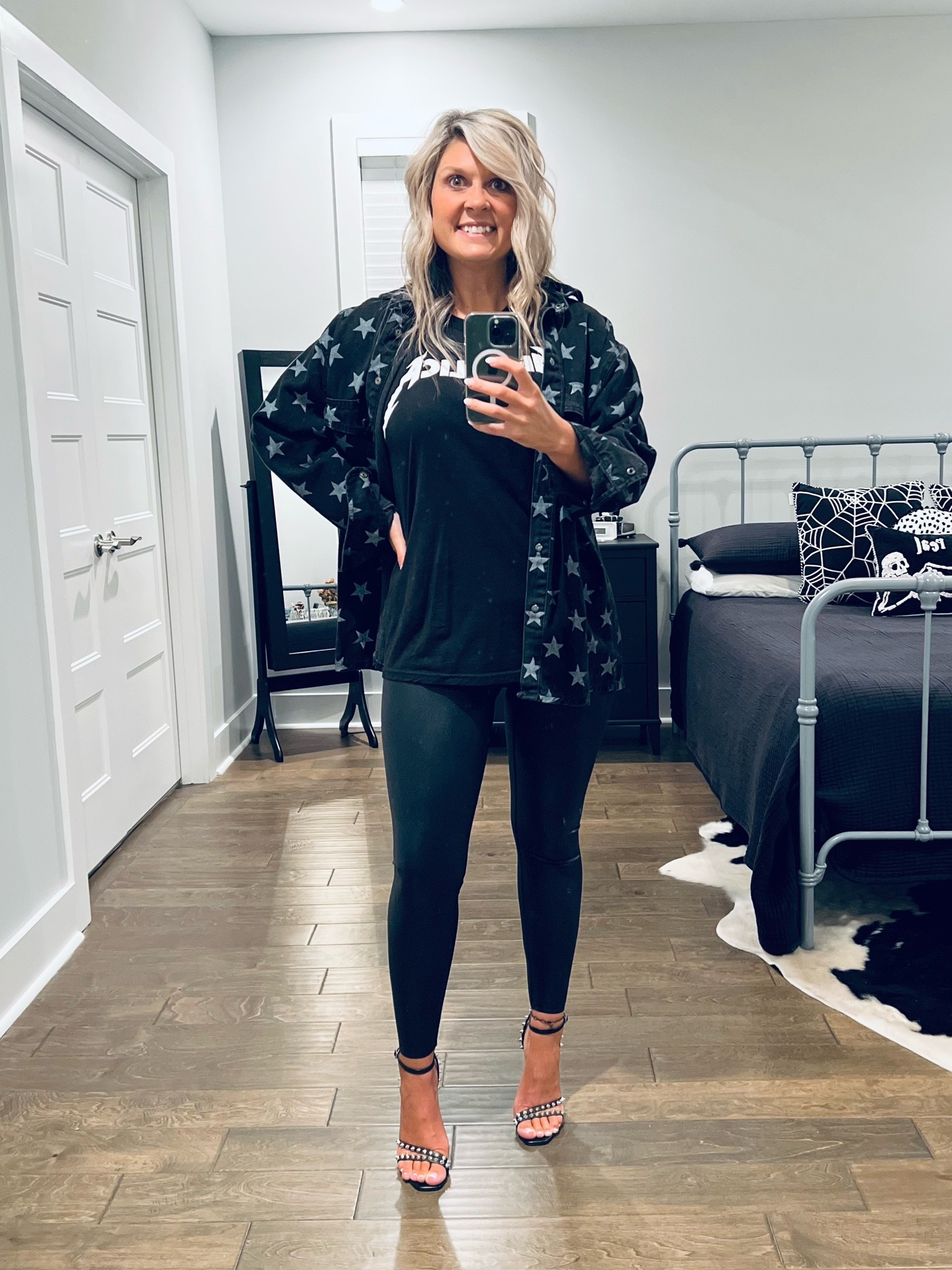 graphic tee & heels kind of day 🖤

#LTKstyletip #LTKworkwear #LTKshoecrush