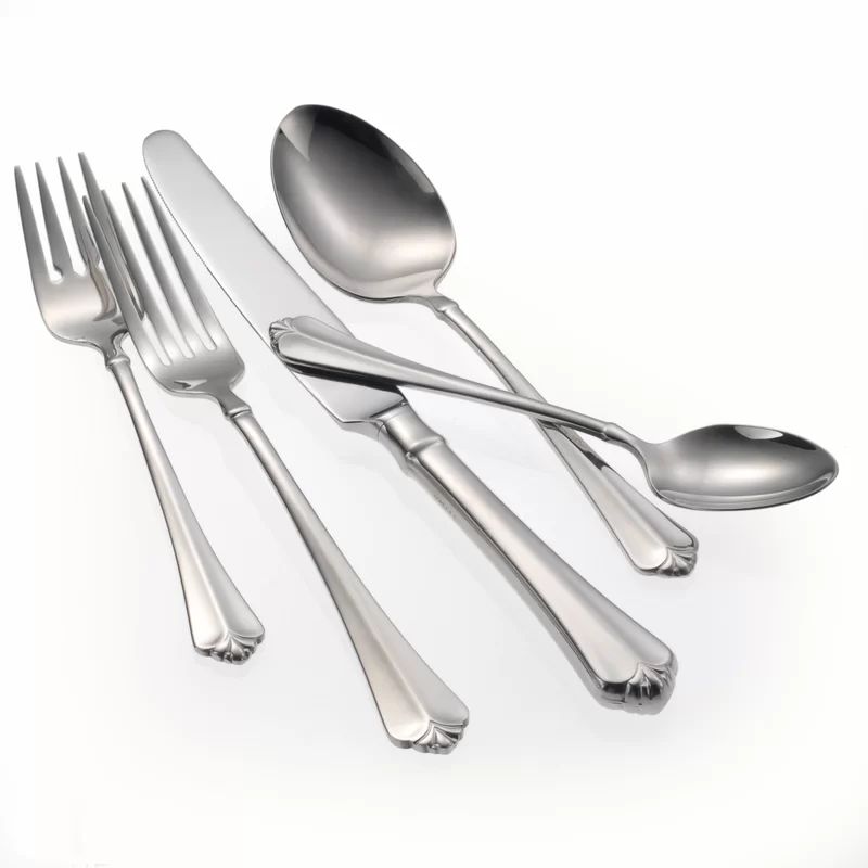 Julliard 5 Piece 18/10 Stainless Steel Flatware Set, Service for 1 | Wayfair North America