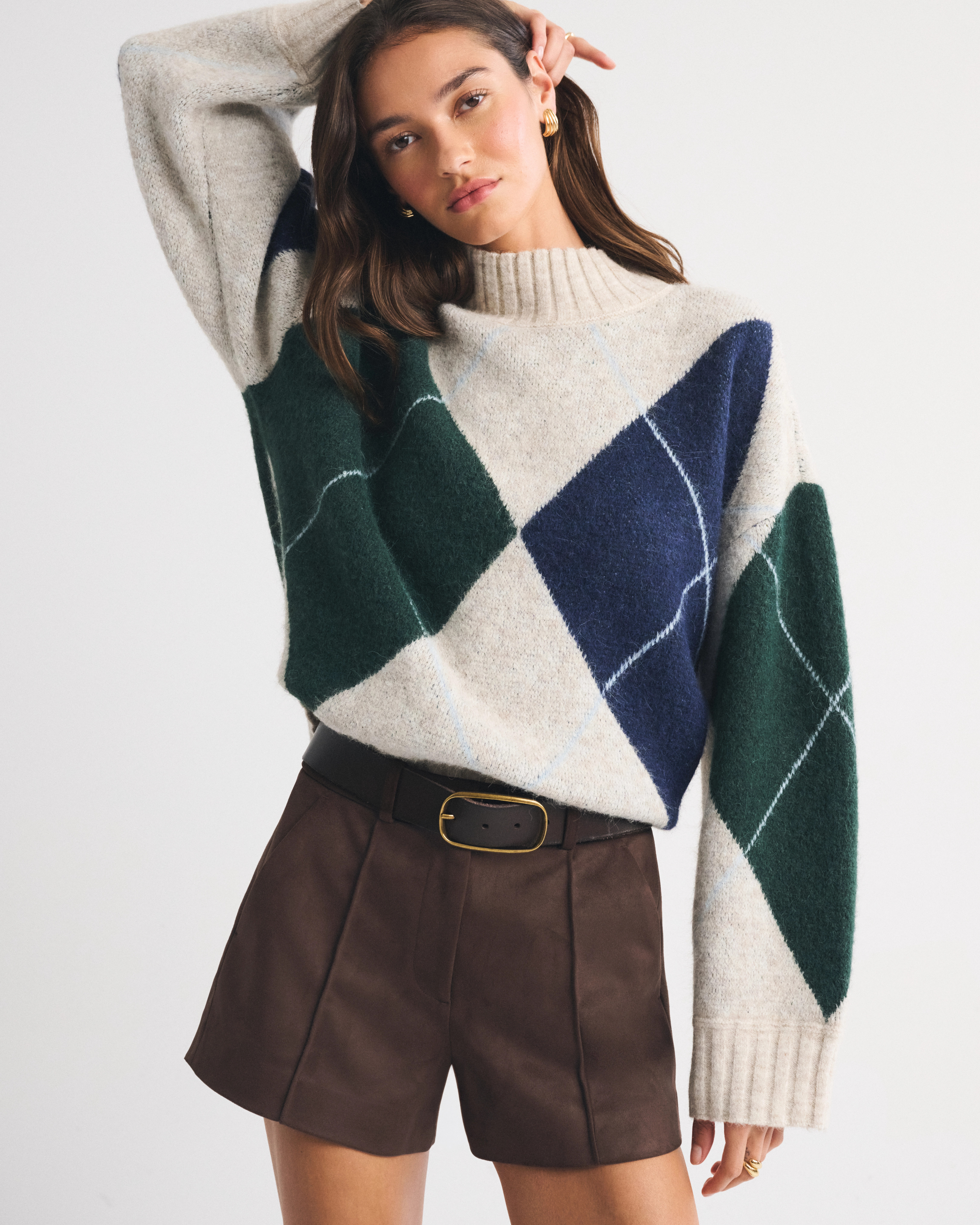 Vegan Suede Tailored Micro Short | Abercrombie & Fitch (US)