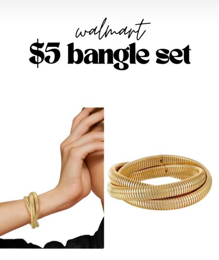 Walmart $5 bangle set 

#LTKStyleTip #LTKFindsUnder50 #LTKSaleAlert