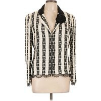 Chanel Blazer Jacket: Ivory Jackets & Outerwear - Size 44 | ThredUp (US)