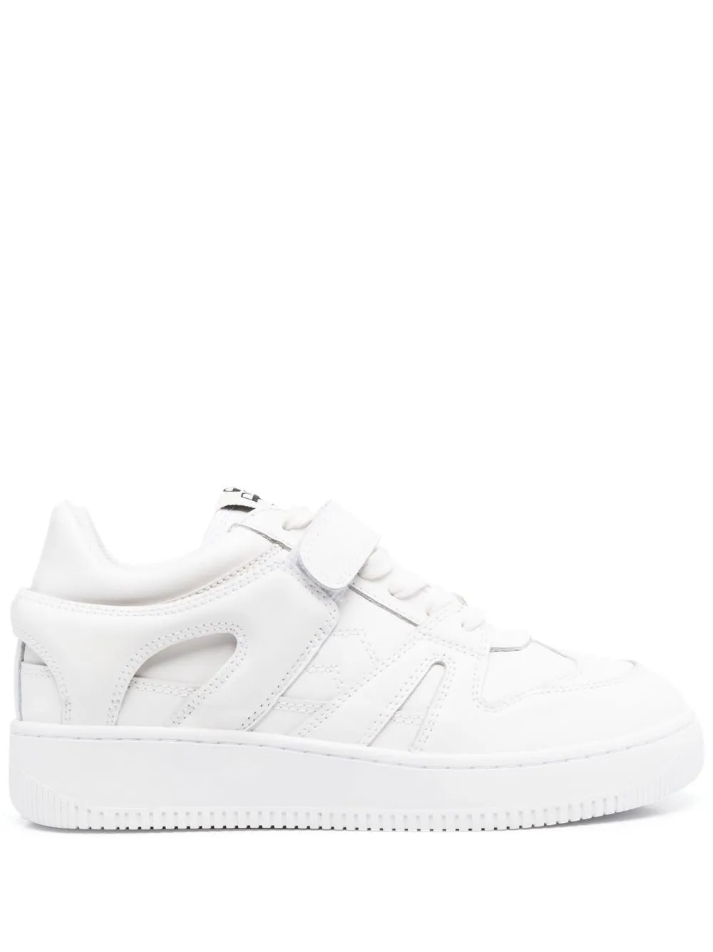 Isabel Marant Panelled Leather Sneakers - Farfetch | Farfetch Global