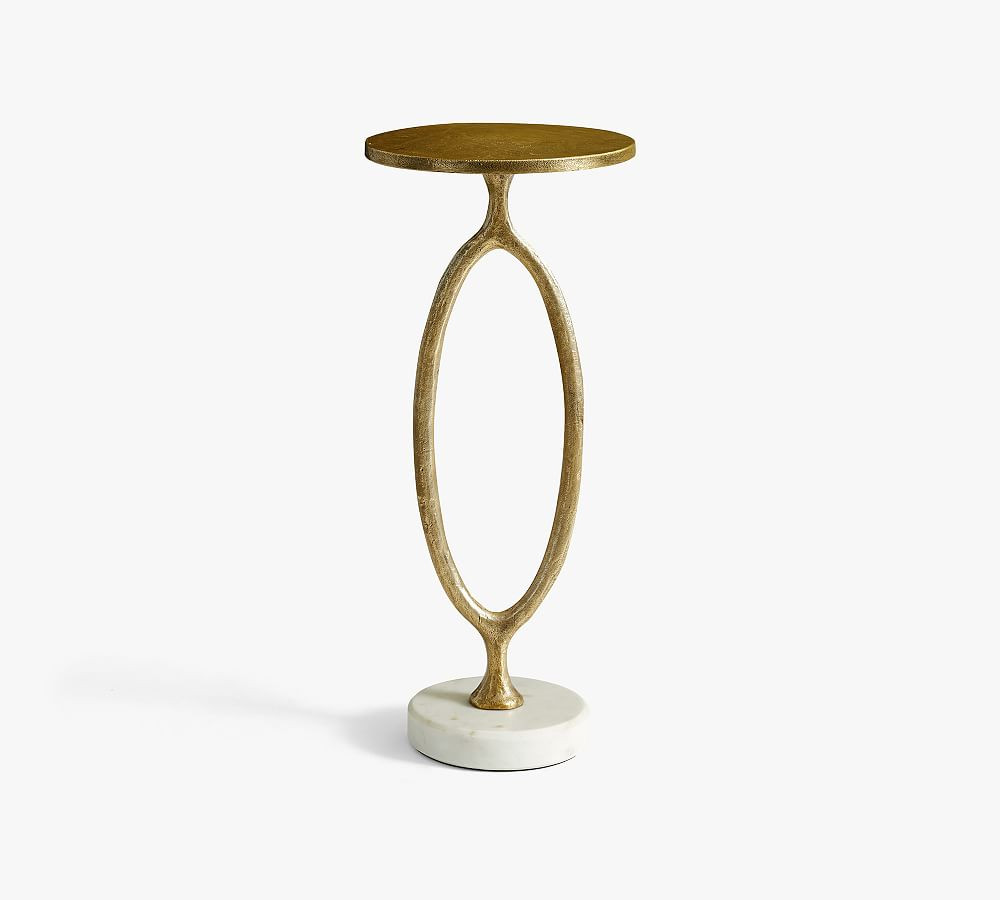 Bodhi Round Metal Accent Table | Pottery Barn (US)