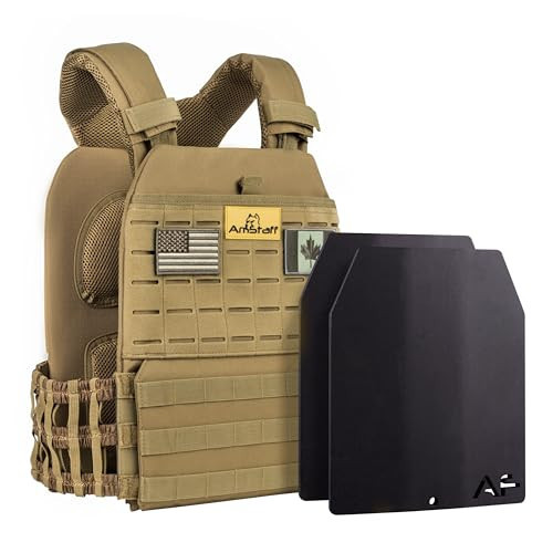 AmStaff Fitness Tactical Weighted Vest - Adjustable Weight Vests for Men & Women - Versatile Wearable Weighted Vest for Fitness Workouts, Strength and Endurance Training, Running, WO - (30lb) | Amazon (US)