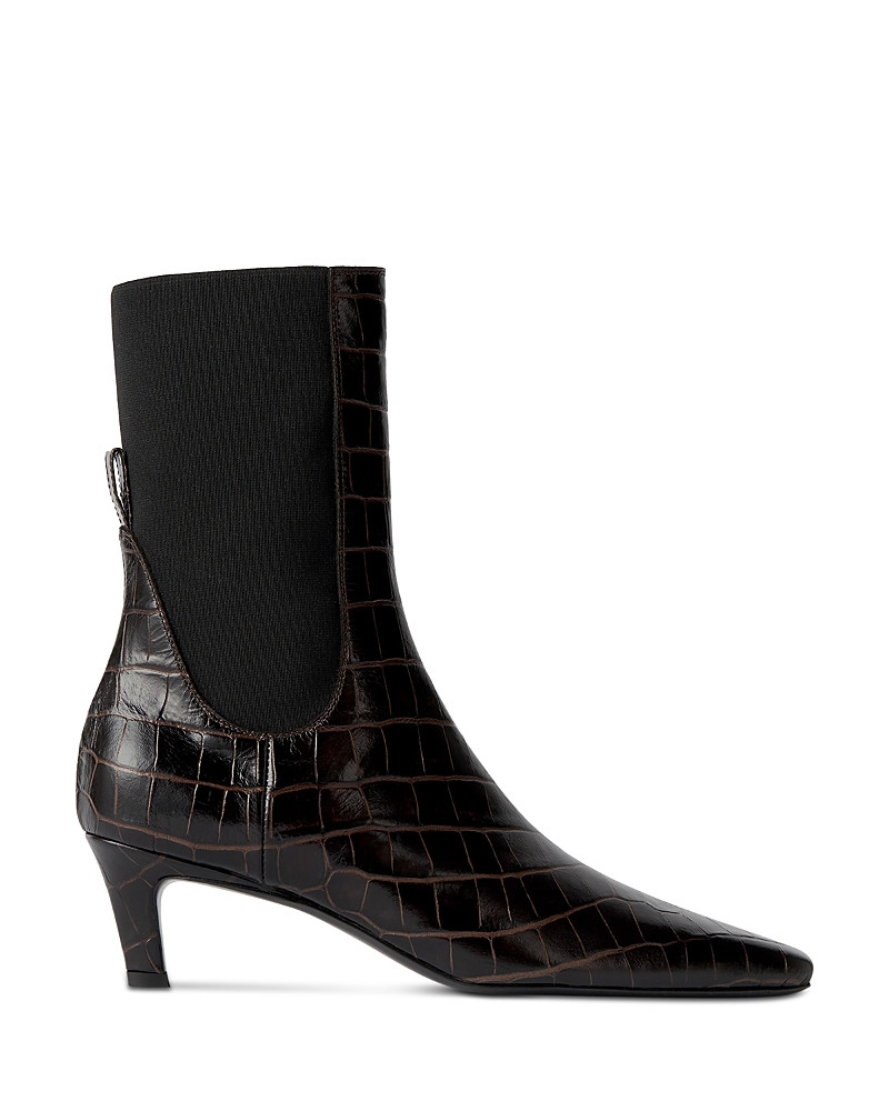 Toteme Women's Croco Mid Heel Boots | Bloomingdale's (US)