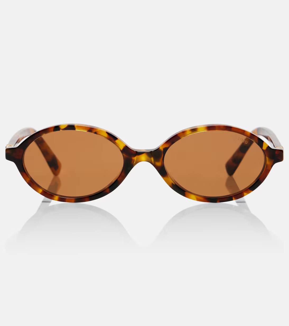 Miu Regard oval sunglasses | Mytheresa (UK)