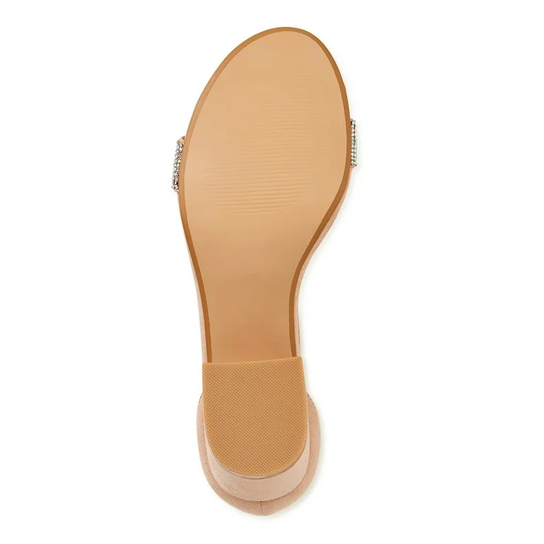 Women Madden Nyc Embellished Block Heel Sandal - Walmart.com | Walmart (US)