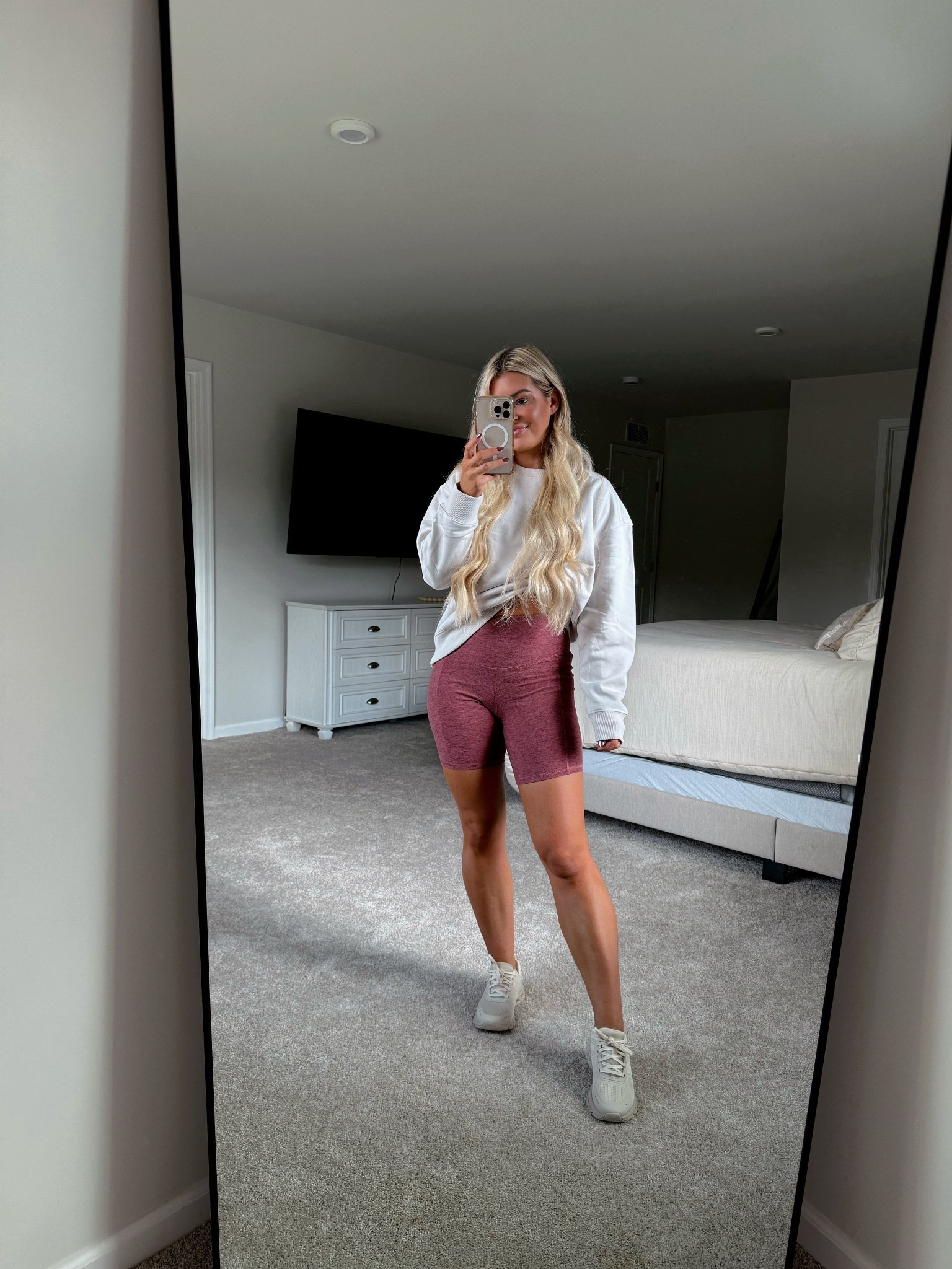 Easy outfit 😍

Biker shorts paired with a crew neck tee and your favorite sneakers! 

Walmart fashion 
Walmart style 
Mom uniform 

#LTKStyleTip #LTKFindsUnder50 #LTKSeasonal