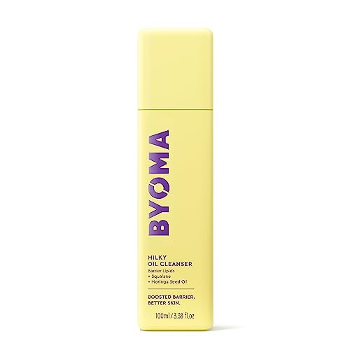 BYOMA Milky Oil Cleanser - Hydrating Facial Cleanser for Skin Barrier Repair - Tri-Ceramide Face Wash for Sensitive Skin & All Skin Types - Deeply Hydrated Skin, No Oily Residue - 3.38 fl oz | Amazon (US)