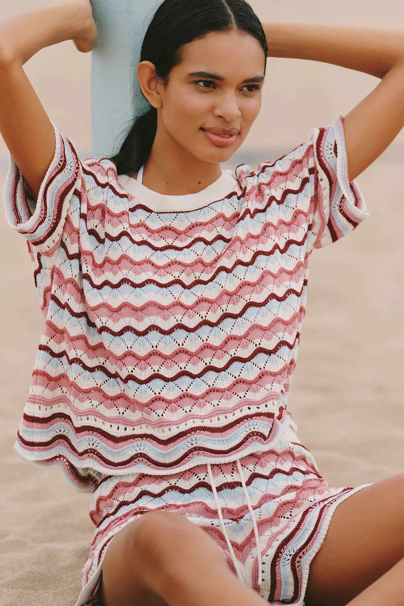 LSPACE Sun Chaser Crochet Crop Top | Anthropologie (US)