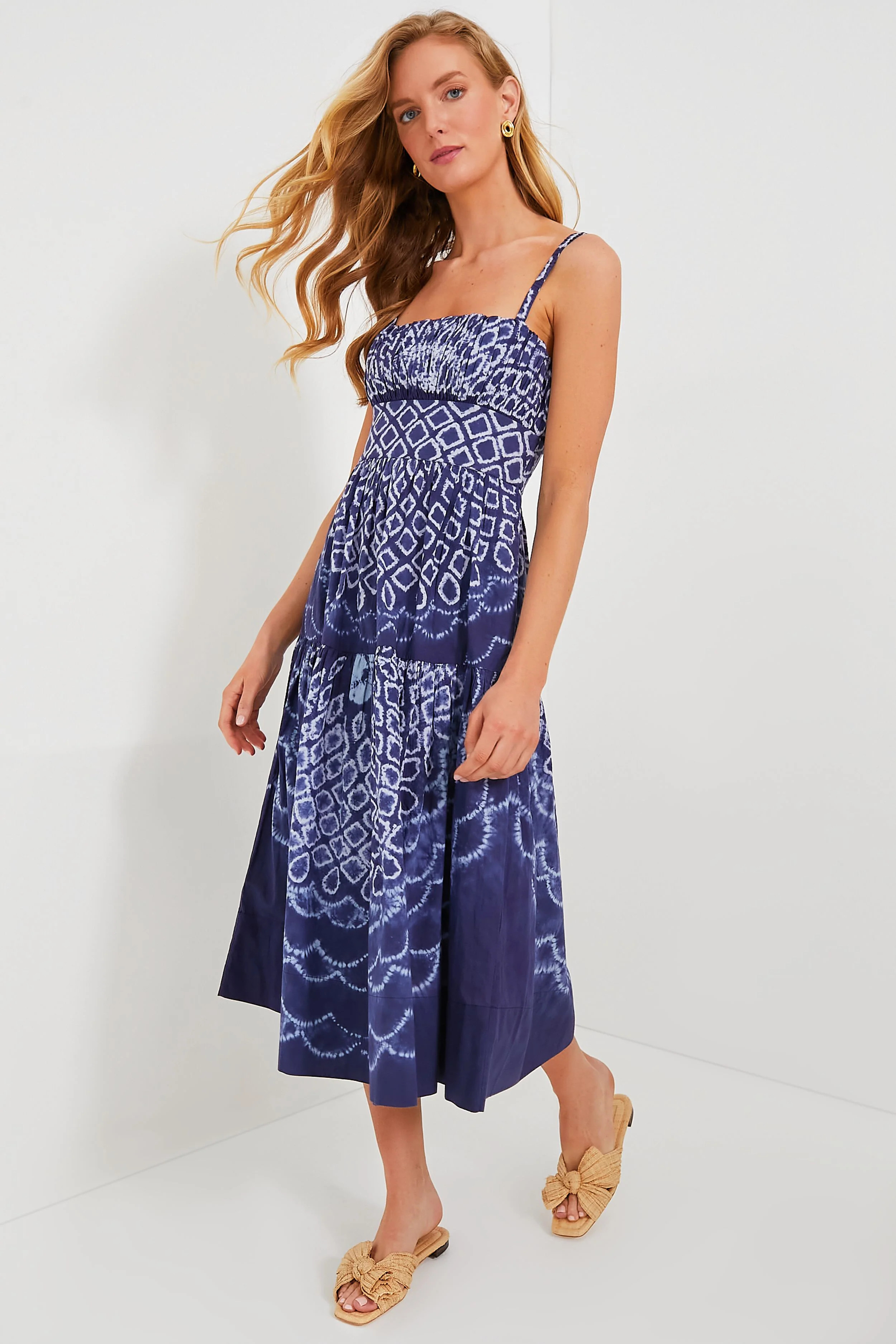 Blue Blythe Dye Print Tank Dress | Tuckernuck (US)