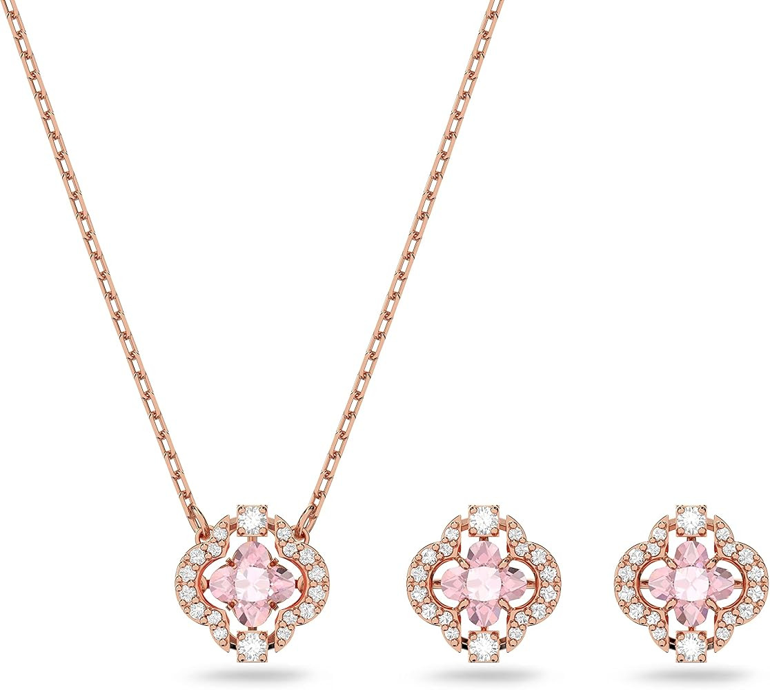 Swarovski Sparking Dance Crystal Necklace and Earring Set Jewelry Collection | Amazon (US)