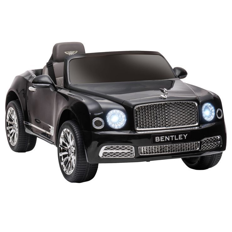 Aosom Bentley 12V Ride on Car with Remote Control, Battery Powered Car with LED Lights, MP3, Horn... | Target