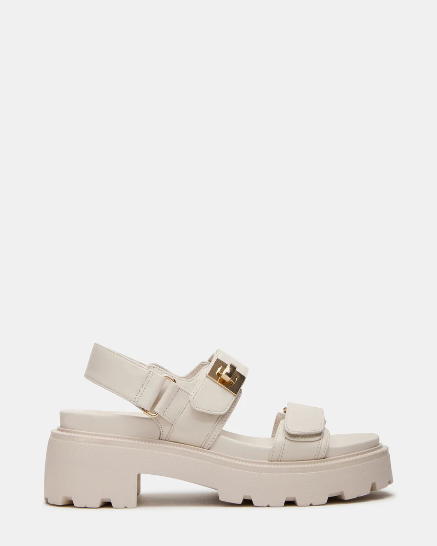SUPERMONA Bone Leather Platform Sandal | Women's Sandals | Steve Madden (US)