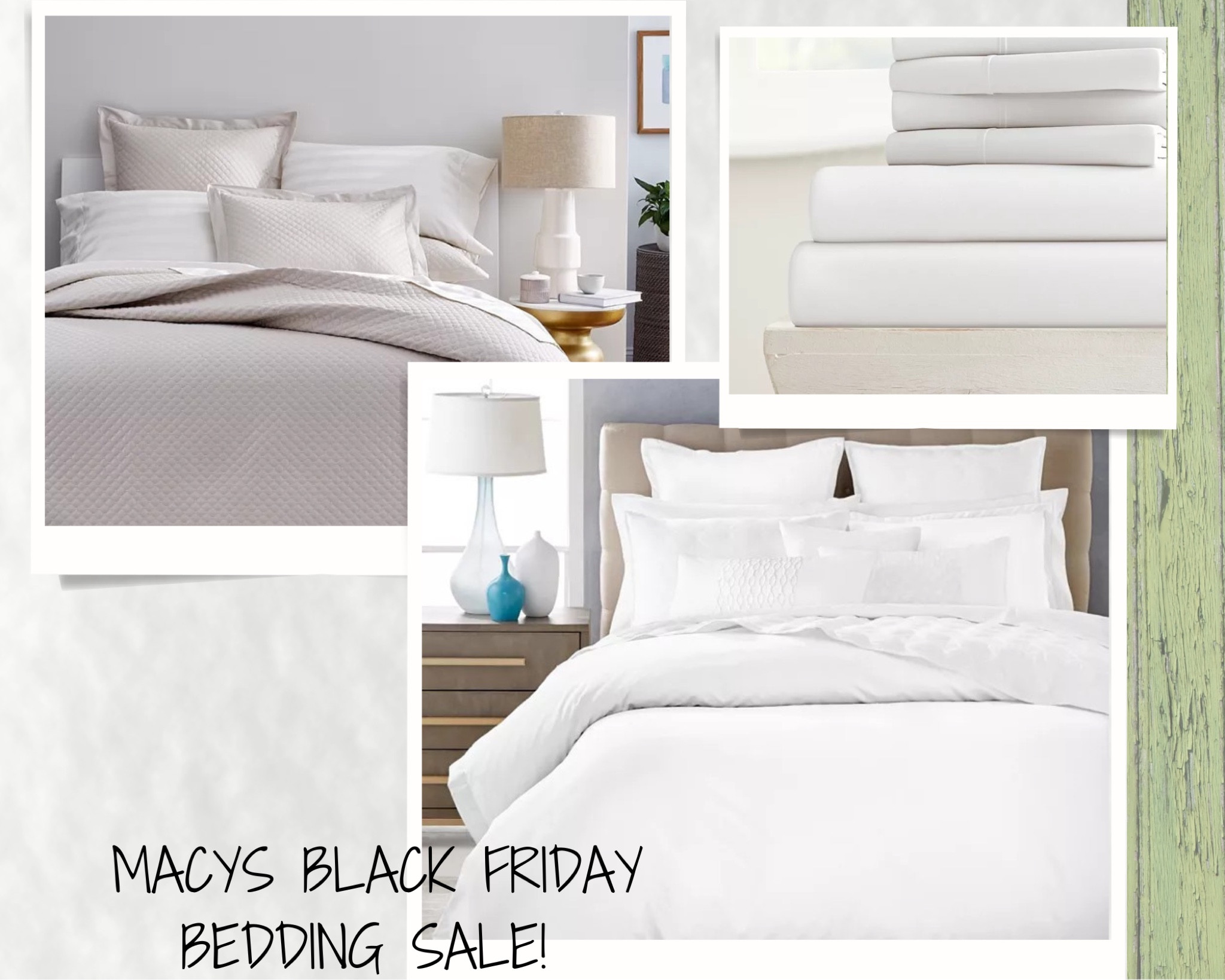 Macy’s Black Friday sale bedroom upgrade! One of their highest rated coverlets is 65% off, and would look amazing with this white duvet and sheet set (also on super sale)!!
#blackfridaysale #beddingsale #bedroomupgrade


#LTKsalealert #LTKCyberweek #LTKhome