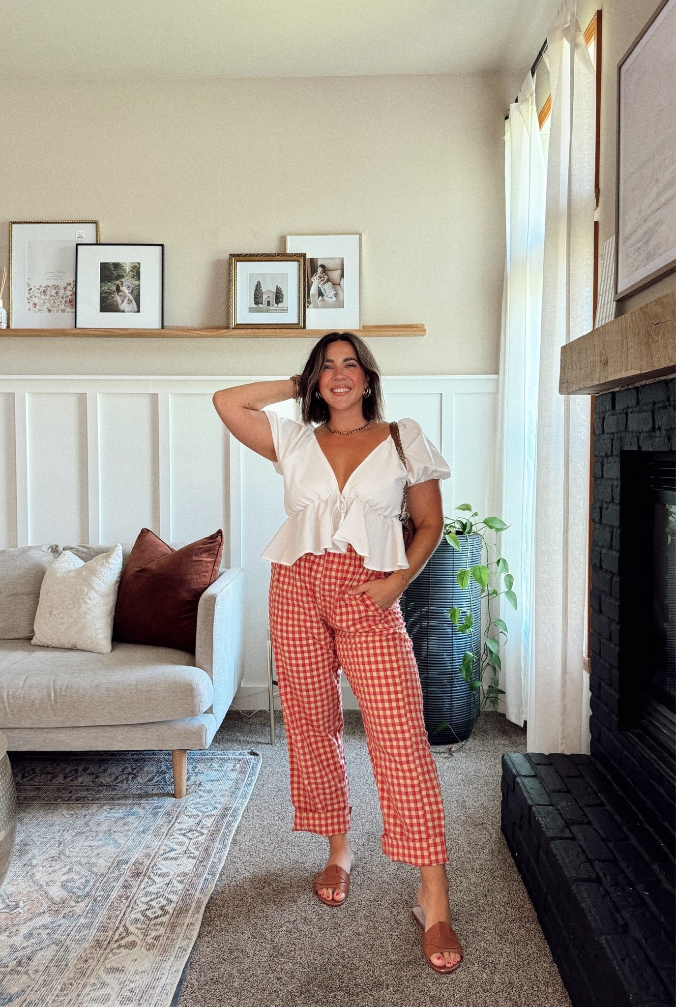 Elevated summer outfit ootd! Perfect Memorial Day outfit inspo, Bloat friendly spring outfit! 
Size L 

Fun pants, Memorial Day sales, beauty routine, casual summer outfit ideas, midsize

#LTKSeasonal #LTKMidsize #LTKootd