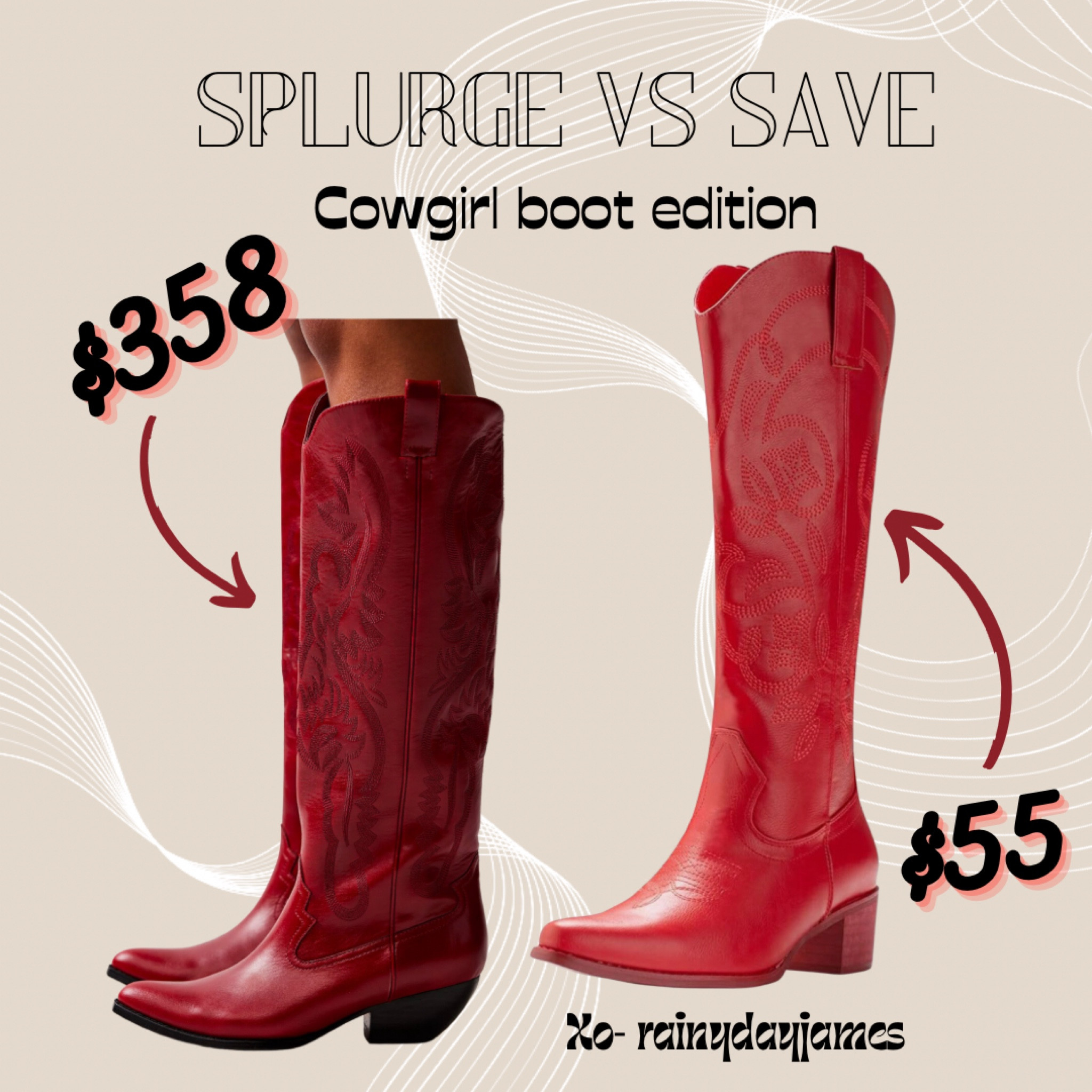 Cowgirl best sale boots red