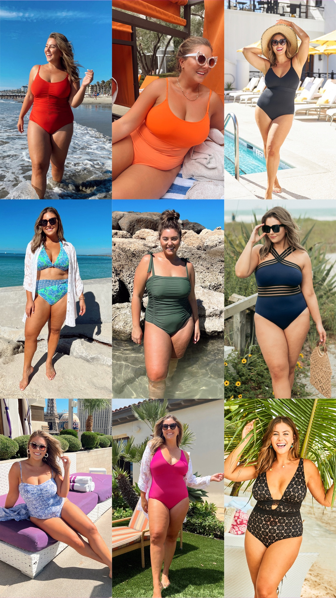 Enjoy the rainbow of swimsuits from the past ❤️🧡💛💚💙💜💖🖤 which one is your favorite? 🤔👙 This time of year always has me craving a little adventure, preferably near a beach or pool… 😎🏝️ Do you have any 2023 travel plans? Leave them here! 🤩✈️ 

#LTKswim #LTKtravel #LTKcurves