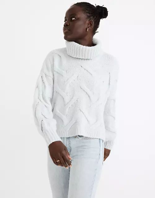 Somervell Modern Cable Turtleneck Sweater | Madewell