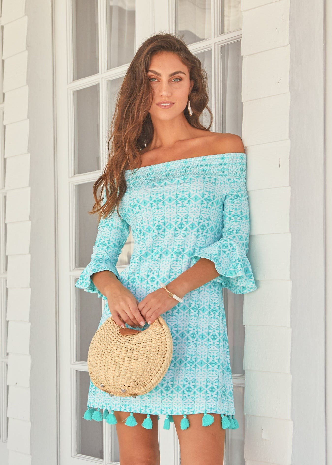 Sunshine Shores Off the Shoulder Dress | Cabana Life