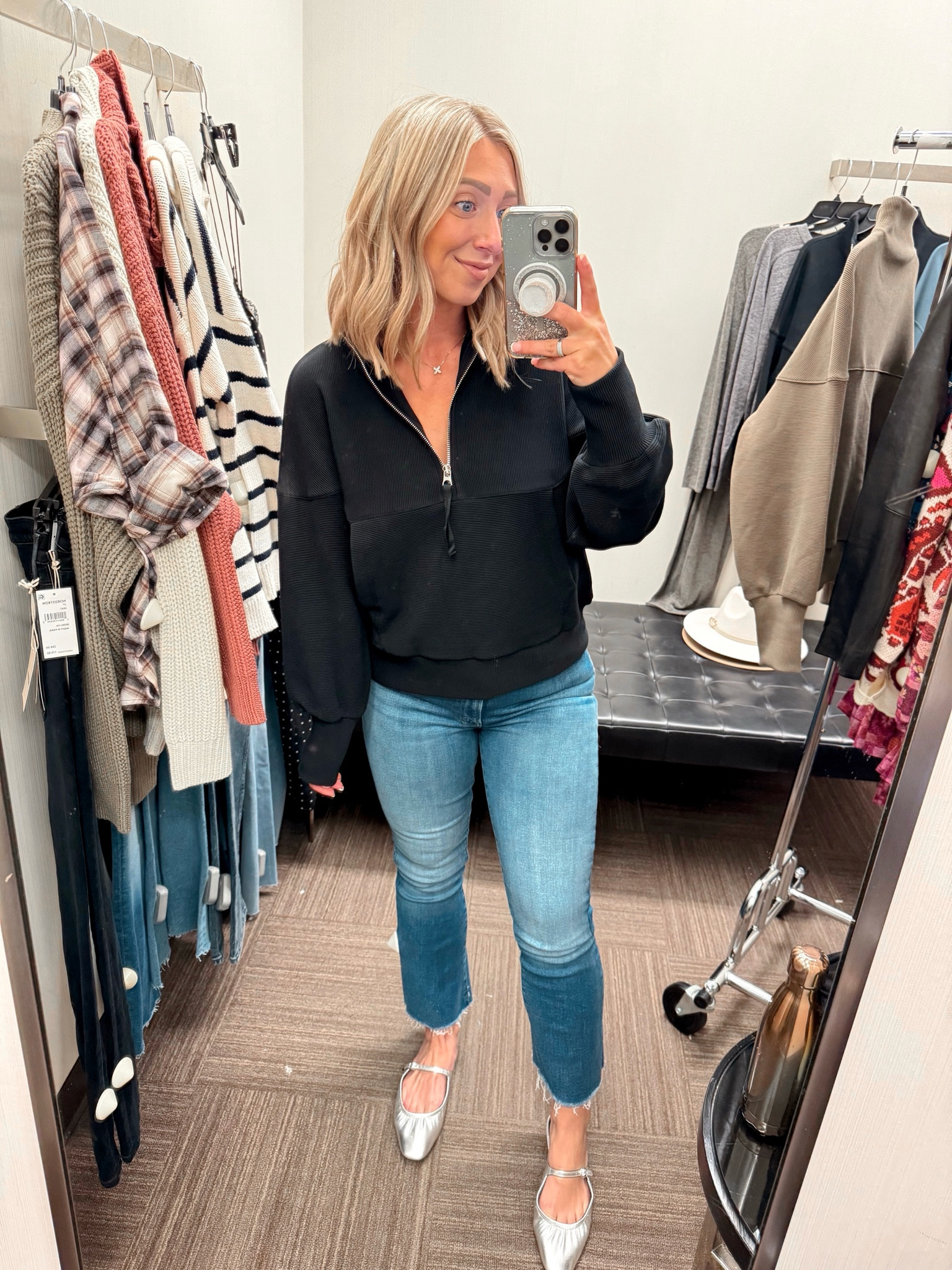 Nordstrom Anniversary Sale/ NSALE / Varley Half zip (purchased in olive + black—tts, size small—don’t size up)
// Denim runs big, size 26 (size 2/4)

Cardigans, NSALE, fall fashion, Nordstrom anniversary sale, denim, free people, sweaters, Varley, mother denim 

#LTKxNSale #LTKSaleAlert #LTKStyleTip