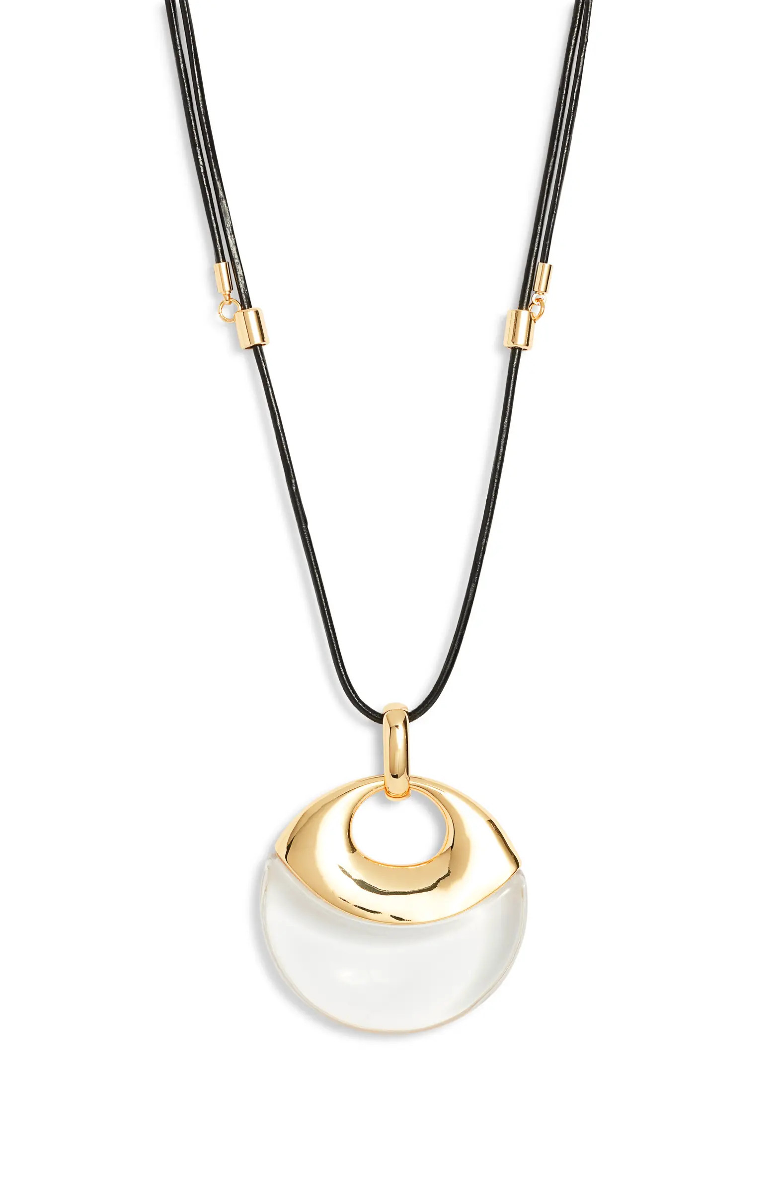 Resin Disc Pendant Necklace | Nordstrom